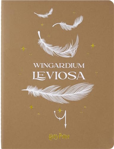 Moleskine Wizarding World Harry Potter Spells Kollektion Wingardium Leviosa Cahier Journal, Liniert Notizheft, Phosphoreszierendem Hardcover mit Sichtbaren , Extragroßes Format 19 x 25 cm von Moleskine