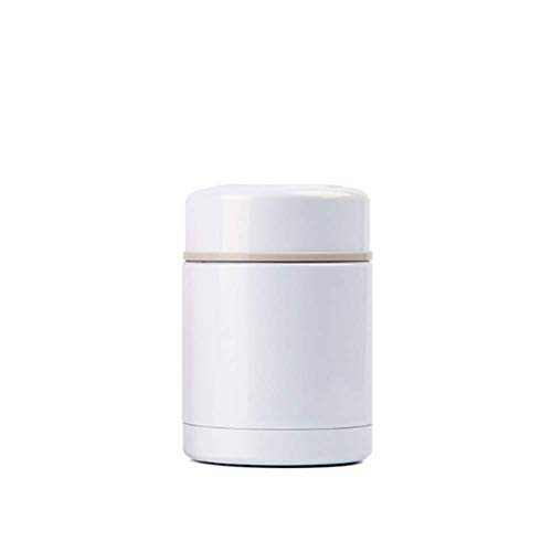 Molinter Thermobehälter Lunchbox Edelstahl Isolierbehälter Speisebehälter Thermo Gefäß für Babynahrung Speisegefäß Essensbehälter Warmhaltebox 400ml (Weiß) von Molinter