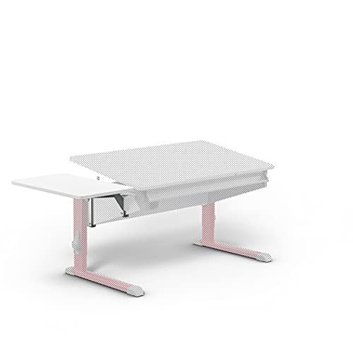 moll Bandit Side Top, Tisch-Erweiterung in die Breite, seitliche Ablagemöglichkeit, Weiß, Holzwerkstoff, 40cm x 67,5cm von Moll
