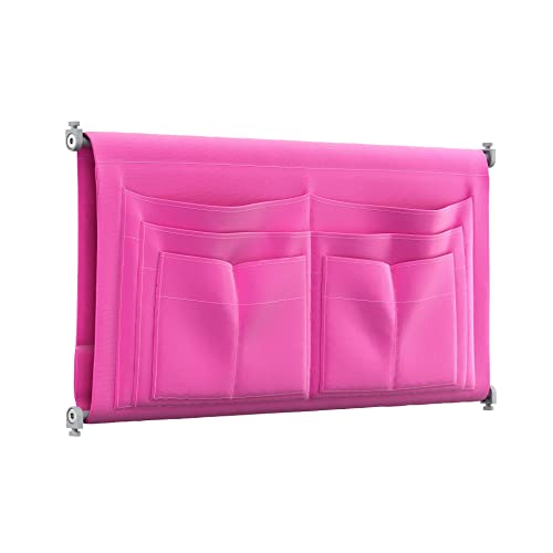 moll Utensilo Behind, Kinderschreibtisch Zubehör, Kompatibel mit dem moll Panel und moll Flex Deck, Ordnungshilfe, Polyester, 48 x 23cm, Pink von Moll