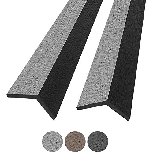 Montafox WPC Abschlussleisten Musterset 3x15 cm Abdeckleiste Terrassendielen Dielen L-Leiste von Montafox