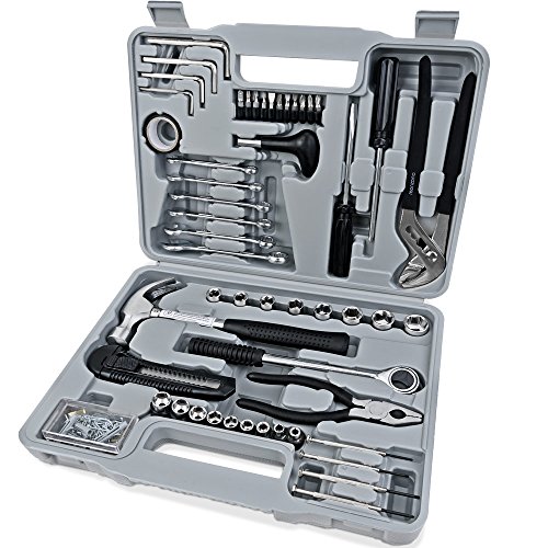 MONZANA® Werkzeugset 141 tlg. Werkzeugkasten Werkzeugkiste Werkzeugsatz Werkzeugkoffer Werkzeugbox Haushalt Heimwerker von Monzana