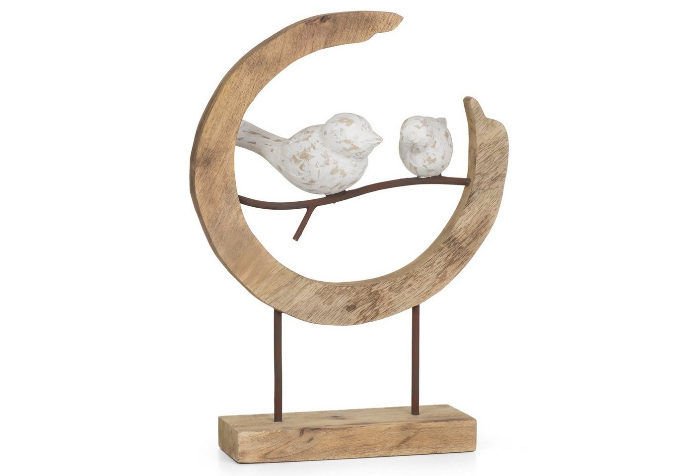 Moritz Skulptur Skulptur Loving Birds Vögel Liebe, Dekoobjekt Holz Tischdeko Fensterdeko Wanddeko Holzdeko von Moritz
