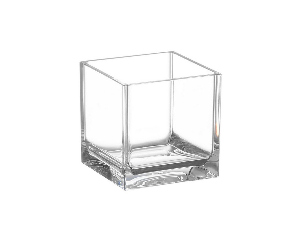 Morleos Dekovase Deko Design Blumenvase Tischvase Vase unzerbrechlich transparent klar (1 St) von Morleos