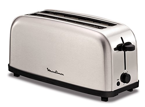 Moulinex Classic 2 Reb – Toaster, Leistung 1400 W, Edelstahl, Grau von Moulinex