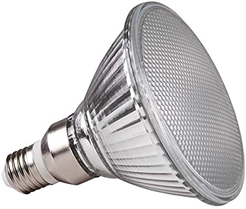 Müller-Licht LED Reflektorlampe PAR38 - 15 W ersetzt 75 W - E27 - warmweißes Licht - 2700 K - Kunststoff - weiß, 400066 von Müller-Licht