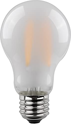 Müller-Licht Retro LED A60 Birnenform Filament E27 matt, 7.5W ersetzt 60W, nostalgisches warmweißes Licht (2700K) für ein gemütliches Ambiente, 806lm, nicht dimmbar, 15000h Lebensdauer von Müller-Licht