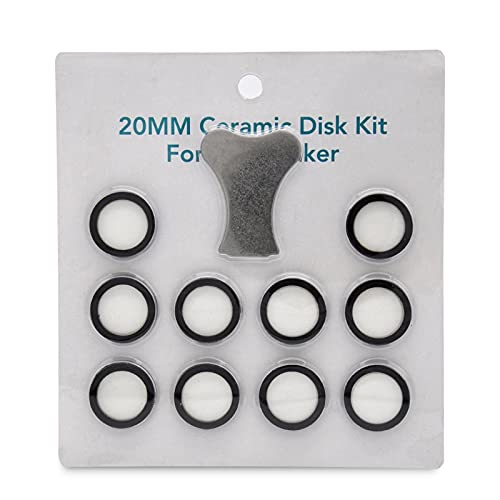 3/6/10pcs 20mm Ceramic Disk Kit 1.70MHz Frequency High Output Atomization Amount Replacement Repair Part for Humidifier 20mm Disk for Maker von Myazs