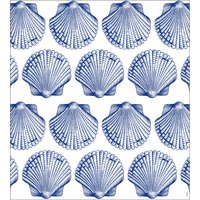 MySpotti Fensterfolie "Look Shells blue", halbtransparent, glattstatisch haftend von Myspotti