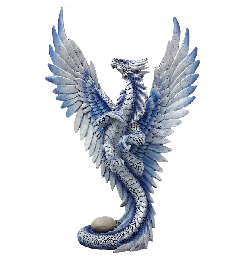 MystiCalls Dekofigur Wind Dragon by Anne Stokes Drache Fantasy Designer Dekoration (1 St), Sammlerfigur von MystiCalls