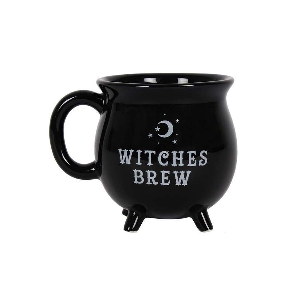 MystiCalls Tasse Hexenkessel Tasse - Teetasse Kaffeetasse Hexe Witch Black Magic von MystiCalls