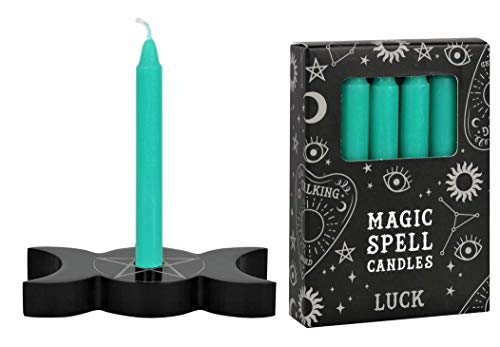 Spell Candle Halter Triple Moon - Wunschkerze, Black Magic, Witchcraft, Hexe (Luck) von MystiCalls
