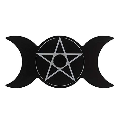 Spell Candle Halter Triple Moon - Wunschkerze, Black Magic, Witchcraft, Hexe (Ohne) von MystiCalls