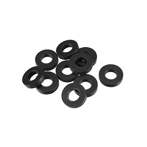 Flache Unterlegscheiben aus Gummi, 18 mm, OD, 9 mm, ID 4 mm, für Wasserhahn, 10 Stück von N/D