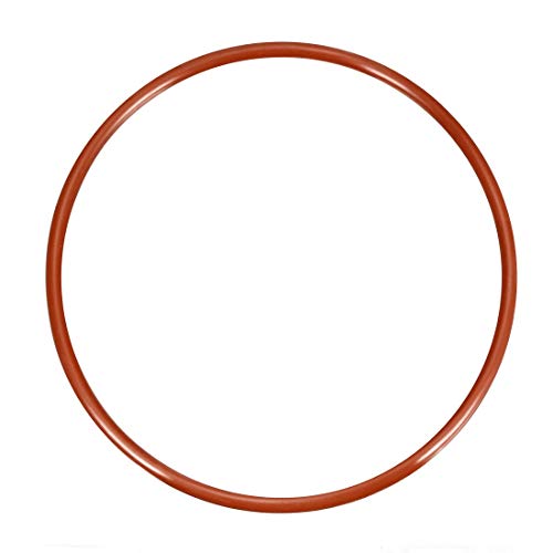 O-Ring Silikon O-Ring Außendurchmesser 110 mm Innendurchmesser 103 mm Breite 3,5 mm Dichtungsring VMQ Rot von N/D
