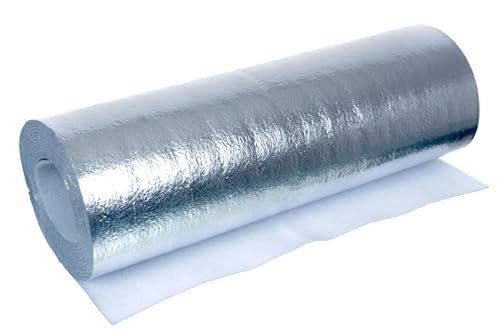 Najder Die aus geschäumtem mit Aluminiumfolie kaschierte Heizkörpermatte 3mm x 0,5m x 10m - (Stück) von NAJDER