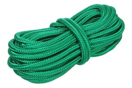 NAJDER - Polypropylen-Seil Textilseil Leine Schnur - Geflochtenes Seil Flechtleine mit Traglast bis 14150 N - Polypropylenseil 12 mm in Grün - 10 Meter von NAJDER
