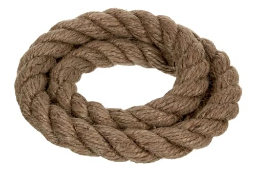 Najder - Juteseil - Naturfasern - gedreht Tauwerk - Hanf Jute Tau Seil - Seil für Barrieren und Geländer - Durchmesser 40 mm, 30 Meter von NAJDER