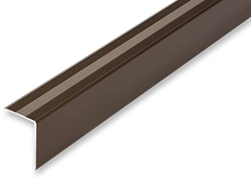 (18,03EUR/m) 30 x 42 x 1180 mm Treppenwinkel bronzefarben selbstklebend Treppenkantenprofil Treppenkante Alu Winkel von NALine