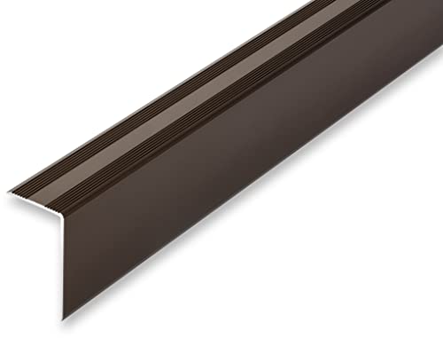 (21,41EUR/m) 30 x 52 x 1700 mm Treppenwinkel bronzefarben selbstklebend Treppenkantenprofil Treppenkante von NALine