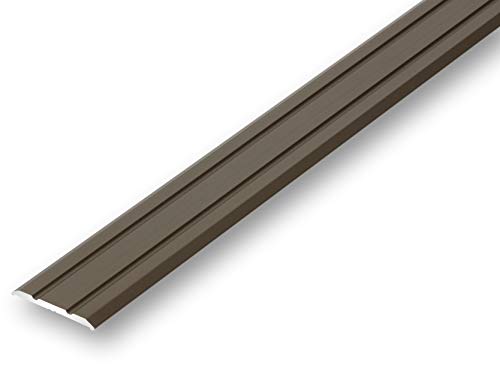 (7,80EUR/m) Übergangsprofil 25 x 1000 mm bronzefarben selbstklebend flach | Ausgleichsprofil | Nahtdeckprofil | Laminat Türprofil | Alu Leiste von NALine