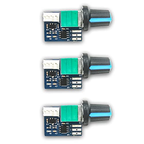 NATHA 3 STÜCKE ComputergehäUse LüFterregler PWM Drehzahlregler 12 V Single Way 4 Pin Low-Power Silent LüFterreglerregler von NATHA