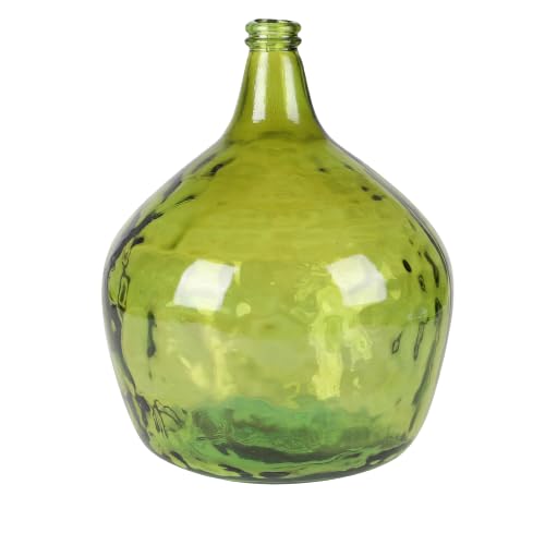 NATURAL LIVING VASE Dame Jeanne 16L Emeraude AUS RECYCELTEM Glas D29CM X H42CM von NATURAL LIVING