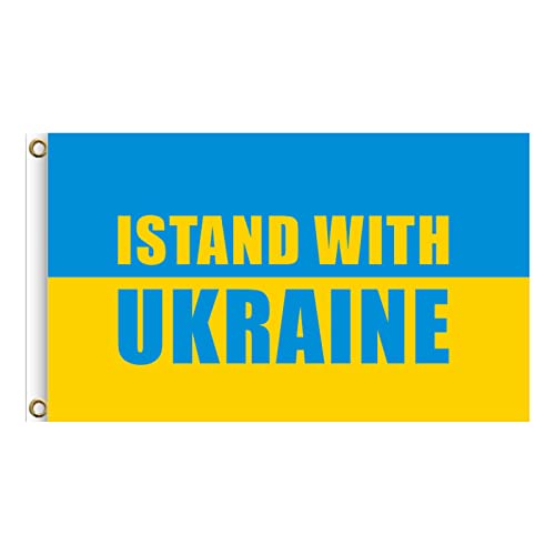 NAUXIU Ukrainian Flag,Ukraine Fahne Frieden,Ukraine Flagge Mit Wappen,Ukrainian Flagge,Ukraine Fahne Groß,Stand with Ukraine von NAUXIU