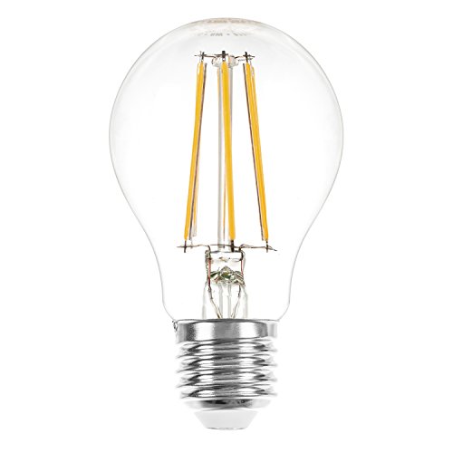 NCC-Licht LED Filament Leuchtmittel Birnenform 6W = 60W E27 klar 806lm warmweiß 2700K Retro Nostalgie von NCC-Licht