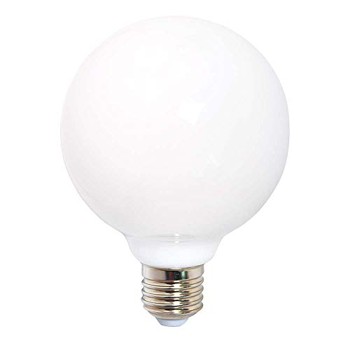 NCC-Licht LED Filament Leuchtmittel Globe G120 8W = 60W E27 opal matt 360° warmweiß 2700K von NCC-Licht
