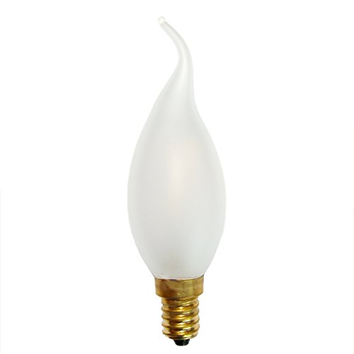 NCC-Licht LED Filament Windstoß Kerze 4W = 40W E14 MATT Glühbirne warmweiß 2700K (10 Stück) von NCC-Licht