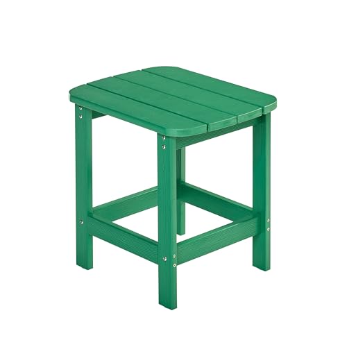 NEG Design Adirondack Tisch Marcy Beistelltisch täuschend echte Holzoptik, wetterfest, UV- und farbbeständig grün von NEG