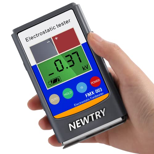 NEWTRY FMX003 Elektrostatischer Tester /Statischer Elektrizität Tester /Statisches Feldmessgerät /Lonisator Tester von NEWTRY