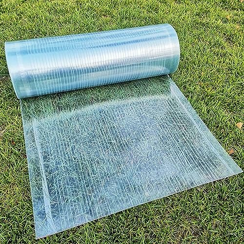 NIANXINN Polycarbonat-Dachplatte,0,8mm Glasfaserplatte,Leicht zu Biegen und zu Schneiden,UV-beständiges Regenschutz Gewächshausplatte Stegplatten Ersatzplatten Für Den Außenbereich (0.8x1m) von NIANXINN