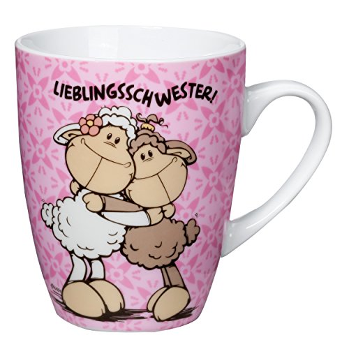 NICI 37220 Fancy Mug Tasse Lieblingsschwester, 1 Stück (1er Pack) von NICI