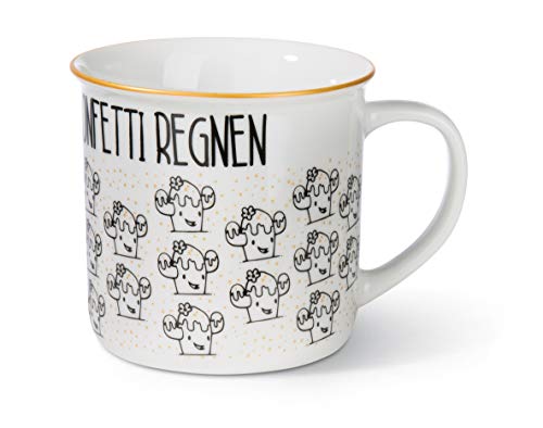 NICI 45017 Tasse Für dich soll es Konfetti regnen, Porzellan, 400ml von NICI