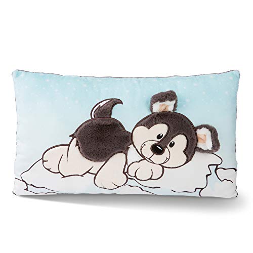 NICI 45740 Kuschel-Kissen Hund Husky Swante 43 x 25 cm – Das süße Plüschkissen mit Hunde-Motiv für Jungen, Mädchen, Babys und Kuscheltierliebhaber – ideal für Zuhause, Kindergarten oder unterwegs von NICI