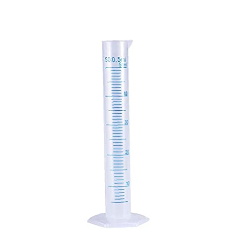 NIDONE Kunststoff-messrohr-messrohr Und Kunststoff-messzylinder-laborabstufung Zylinder-Labor-Test Flüssigpulverrohrbehälter (50ml) von NIDONE
