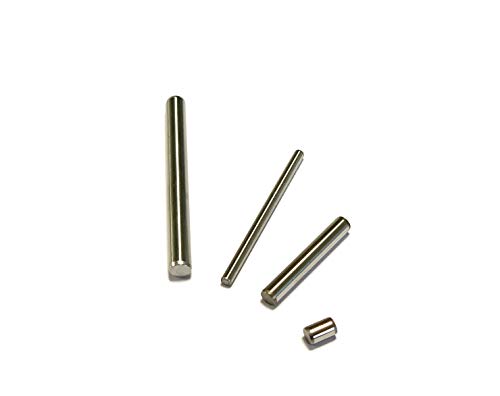 10 Stück Zylinderstift rostfrei Edelstahl (1.4034) geschliffen gehärtet Paßstift Passstift ISO 8734 (Ø 2,5x26 mm) von NIMA PARTS