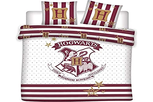 NONAME Harry Potter – Bettwäsche 200 x 200 cm – Hogwarts '100% Baumwoll' von NONAME