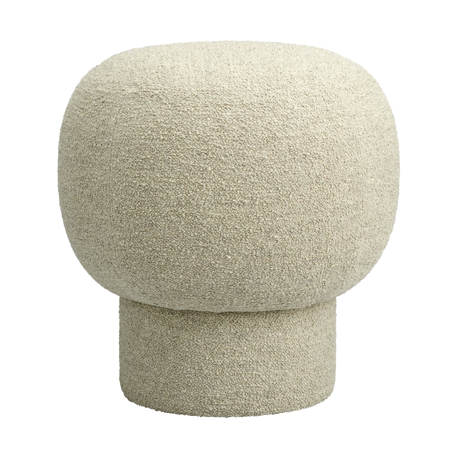 NORR 11 - Liége Pouf - créme /Barnum Bouclé/H 45,4cm x Ø 45cm von NORR 11