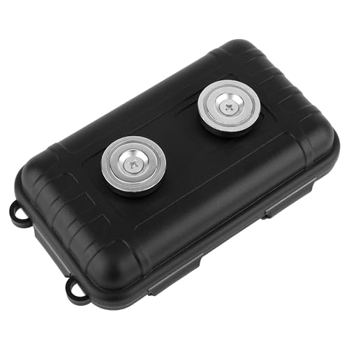 NQEUEPN Schlüsselversteck für Draußen, Schlüssel Magnetbox Autoschlüssel-Versteckbox zur Aufbewahrung von Notfall-Ersatzschlüsseln USB, Fällt Nicht Ab (Schwarz) von NQEUEPN