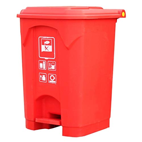 NUGKHNXR Mülleimer für die Küche, 50 Liter Tret-Mülleimer mit Deckel, Zuhause, draußen, Terrasse, Mülleimer, Müllaufbewahrungseimer, Papierkorb, Recycling-Behälter von NUGKHNXR