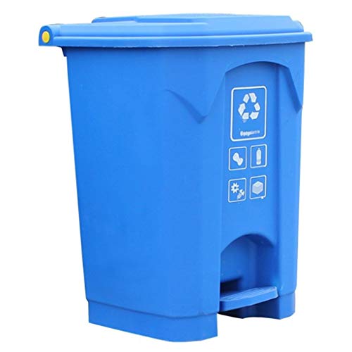 NUGKHNXR Mülleimer für die Küche, 50 Liter Tret-Mülleimer mit Deckel, Zuhause, draußen, Terrasse, Mülleimer, Müllaufbewahrungseimer, Papierkorb, Recycling-Behälter von NUGKHNXR