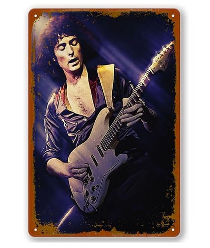 Superstars Superstars Of Deep Purple Poster Vintage Metall Aluminium Schild Blechschild Home Decor Garage Man Cave Wandkunst 30,5 x 20,3 cm von NUNETH