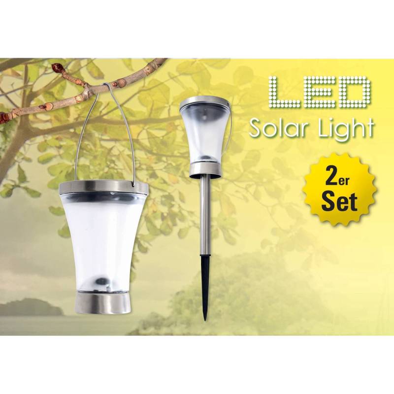 LED-Solarleuchte Madagaskar (2er Set) von Näve