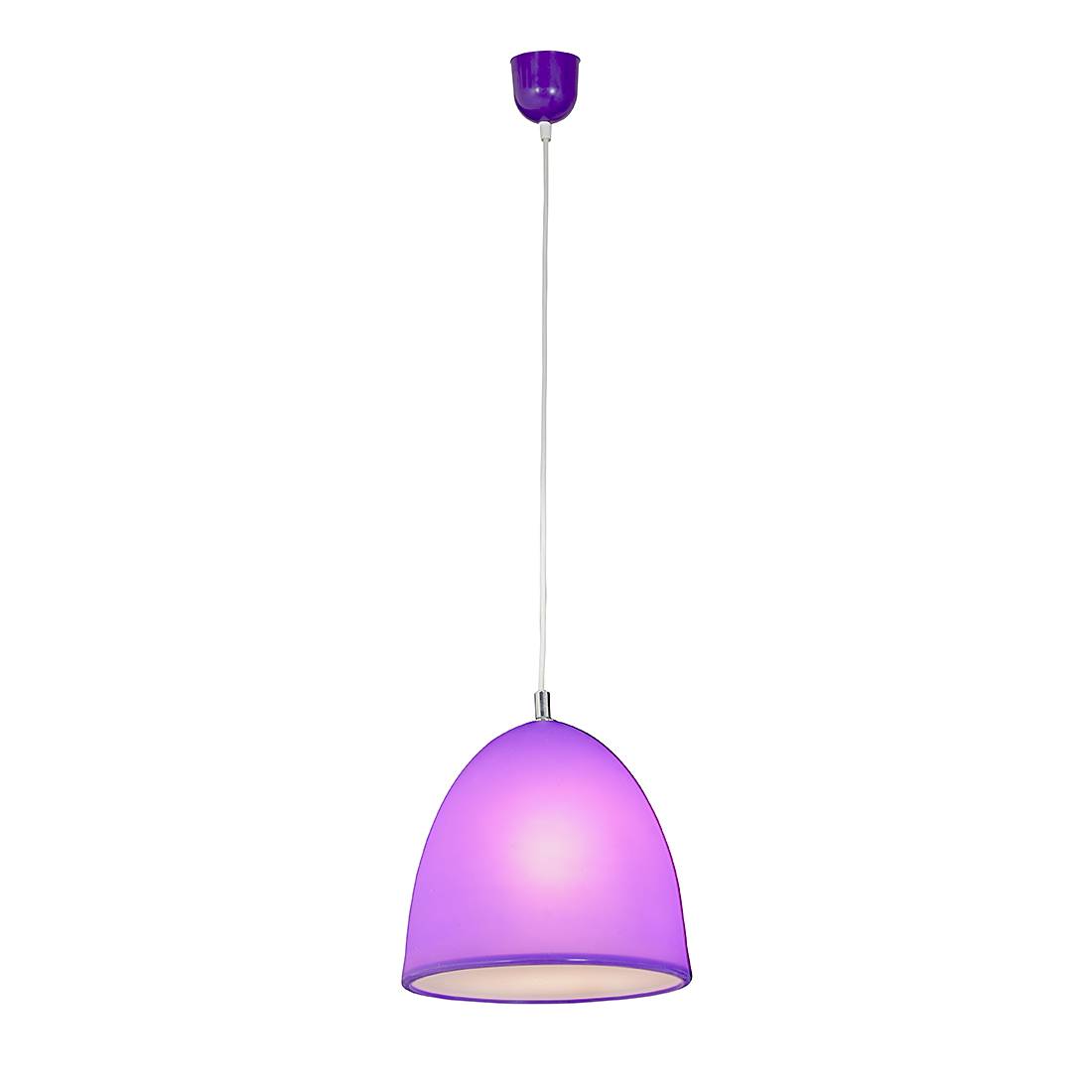 Näve Pendelleuchte Tepsa 1-flammig Violett Silikon Modern 25x25x25 cm (BxHxT) E27 von Näve