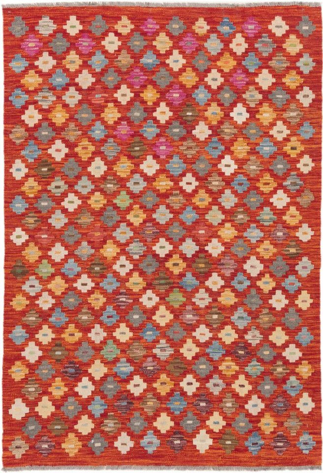 Orientteppich Kelim Afghan 106x153 Handgewebter Orientteppich, Nain Trading, rechteckig, Höhe: 3 mm von Nain Trading
