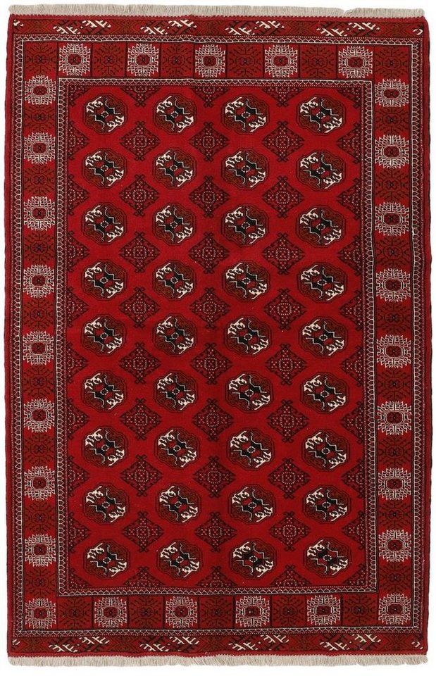 Orientteppich Turkaman 153x236 Handgeknüpfter Orientteppich / Perserteppich, Nain Trading, rechteckig, Höhe: 6 mm von Nain Trading