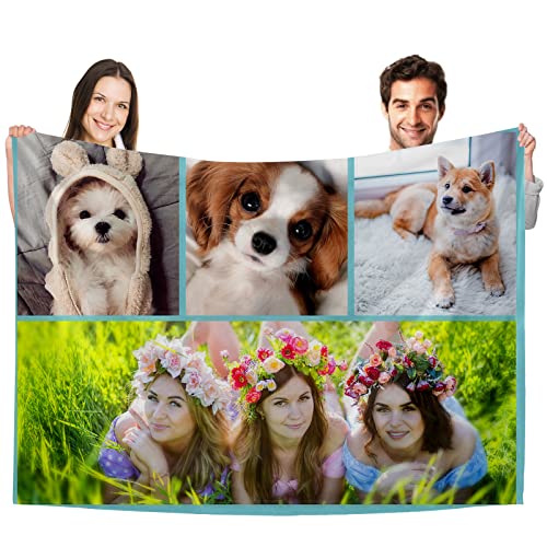 Personalisierte Kuscheldecke 200x150cm FotoDecke Mit Eigenen Foto Text Für Erwachsene Baby,Benutzerdefinierte Geschenk Für Geburtstage Jahrestag Weihnachten Halloween für Familie Freunde Kinder von Naispanda